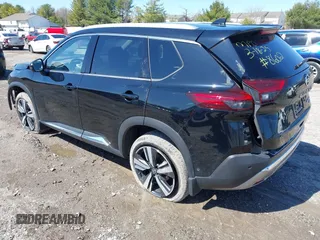 2021 Nissan Rogue Platinum with VIN JN8AT3DD4MW303574, listed as a IAAI auction lot 41868618 with 60,382 mi miles. Bid and sale history available at carsss.com. Image 3.