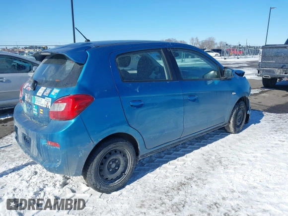 2020 Mitsubishi Mirage ES z VIN ML32A3HJ9LH007588, wystawiony jako IAAI lot #41636566 z przebiegiem 53 444 mil mil oraz . Historia ofert i sprzedaży dostępna na DreamBid. Obrazek 4.