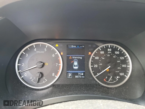 2024 Nissan Sentra S with VIN 3N1AB8BV4RY238946, listed as a Copart auction lot 51731525 with 8,675 mi miles and Salvage Title. Bid and sale history available at DreamBid. Image 9.