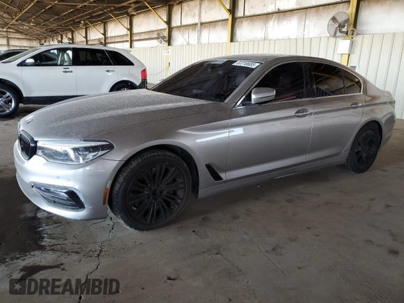 2017 BMW 5 Series 540i with VIN WBAJE5C33HG478468, listed as a Copart auction lot 52218685 with 99,715 mi miles and Clean Title. Bid and sale history available at carsss.com. Image 1.