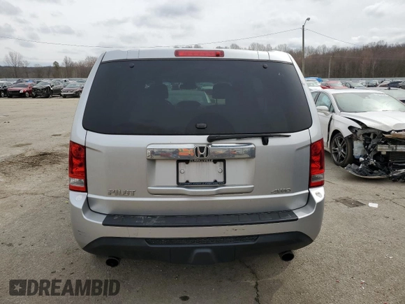 2013 Honda Pilot EX-L with VIN 5FNYF4H68DB084335, listed as a Copart auction lot 45431444 with 175,808 mi miles and Salvage Title. Bid and sale history available at carsss.com. Image 6.