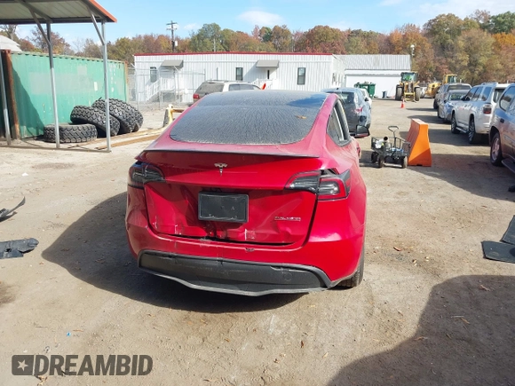 2023 Tesla Model Y Performance with VIN 7SAYGDEF6PF870935, listed as a IAAI auction lot 40718563 with 15,286 mi miles and . Bid and sale history available at DreamBid. Image 16.