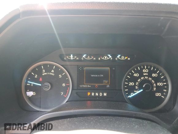 2019 Ford F-150 XL with VIN 1FTEW1EP7KFA47638, listed as a Copart auction lot 60193125 with 127,022 mi miles and Salvage title. Bid and sale history available at DreamBid. Image 9.