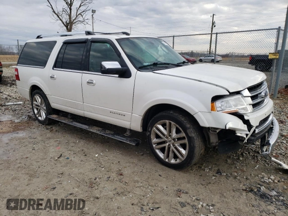 2016 Ford Expedition EL Platinum with VIN 1FMJK1MT1GEF16840, listed as a Copart auction lot 84180904 with 151,842 mi miles and Clean Title. Bid and sale history available at carsss.com. Image 4.