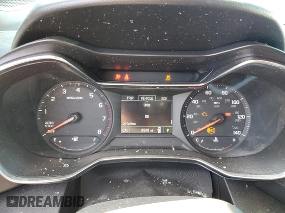 2023 Chevrolet TrailBlazer LT with VIN KL79MPS20PB213660, listed as a Copart auction lot 53794574 with 18,918 mi miles and Salvage Title. Bid and sale history available at DreamBid. Image 9.