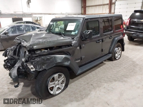 2021 Jeep Wrangler Unlimited Sport S с VIN 1C4HJXDN2MW701625, выставлен на аукционе IAAI как лот 42278169 с пробегом 11 229 миль миль и . История ставок и продаж доступна на DreamBid. Изображение 2.
