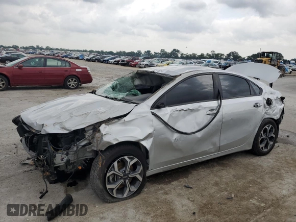 2019 Kia Forte LXS with VIN 3KPF24AD2KE006275, listed as a Copart auction lot 57304255 with 105,810 mi miles and Salvage title. Bid and sale history available at DreamBid. Image 1.