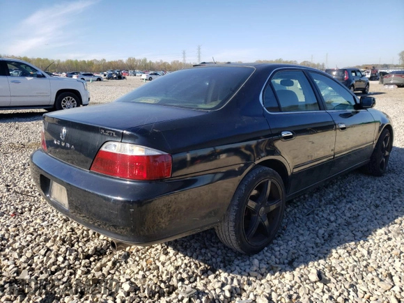 2003 Acura TL with VIN 19UUA56663A041370, listed as a Copart auction lot 62741844 with 319,180 mi miles and Salvage Title. Bid and sale history available at carsss.com. Image 3.