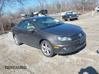 2012 Volkswagen Eos Executive with VIN WVWFW7AH1CV005110, listed as a IAAI auction lot 41655046 with 96,669 mi miles and . Bid and sale history available at DreamBid. Image 1.