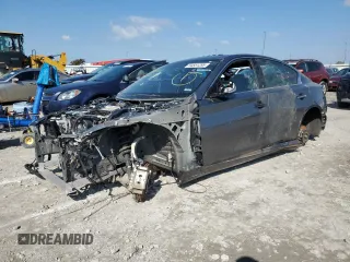 2021 Infiniti Q50 Sensory with VIN JN1EV7CPXMM702529, listed as a Copart auction lot 54551295 with Not provided miles and Salvage title. Bid and sale history available at DreamBid. Image 1.