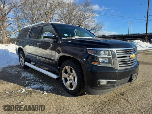 2019 Chevrolet Suburban Premier with VIN 1GNSKJKC3KR183500, listed as a Copart auction lot 45542635 with 253,160 mi miles and Clean Title. Bid and sale history available at DreamBid. Image 1.