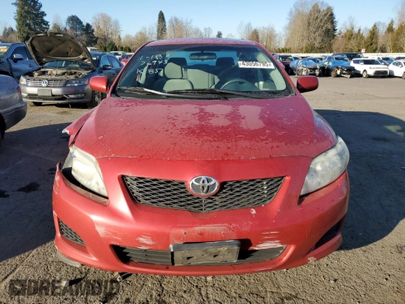 2010 Toyota Corolla z VIN 1NXBU4EE0AZ289475, wystawiony jako Copart lot #43056795 z przebiegiem 183 995 mil mil oraz Szkoda całkowita • Salvage title. Historia ofert i sprzedaży dostępna na DreamBid. Obrazek 5.