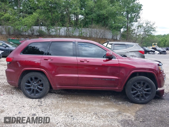 2017 Jeep Grand Cherokee Altitude with VIN 1C4RJFAG0HC700419, listed as a IAAI auction lot 42553449 with 143,872 mi miles and . Bid and sale history available at DreamBid. Image 14.