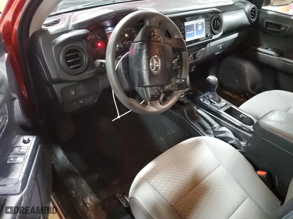2022 Toyota Tacoma 4WD SR with VIN 3TYSX5EN5NT015558, listed as a Copart auction lot 49376505 with 26,462 mi miles and Salvage Title. Bid and sale history available at carsss.com. Image 8.