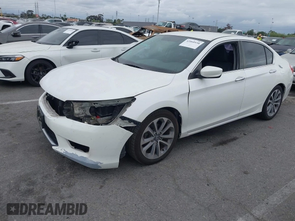 2014 Honda Accord Sedan Sport with VIN 1HGCR2F54EA068869, listed as a IAAI auction lot 42060938 with 193,522 mi miles. Bid and sale history available at carsss.com. Image 18.