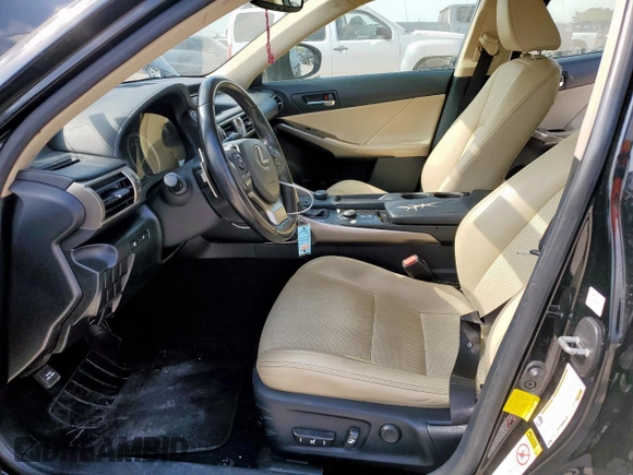 2016 Lexus IS 200t with VIN JTHBA1D22G5028725, listed as a Copart auction lot 57612325 with 85,552 mi miles and Salvage title. Bid and sale history available at DreamBid. Image 7.