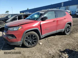 2024 Jeep Compass Latitude с VIN 3C4NJDBN0RT139953, выставлен на аукционе Copart как лот 54052555 с пробегом 3 902 миль миль и Списание • Salvage title. История ставок и продаж доступна на DreamBid. Изображение 1.