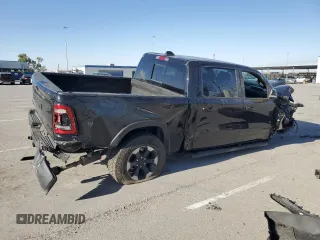 2020 Ram 1500 Rebel with VIN 1C6SRFLT6LN141838, listed as a Copart auction lot 54799315 with 79,654 mi miles and Salvage title. Bid and sale history available at DreamBid. Image 3.