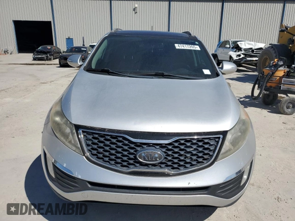 2011 Kia Sportage SX with VIN KNDPC3A66B7144057, listed as a Copart auction lot 47417265 with 216,939 mi miles and Salvage title. Bid and sale history available at DreamBid. Image 5.