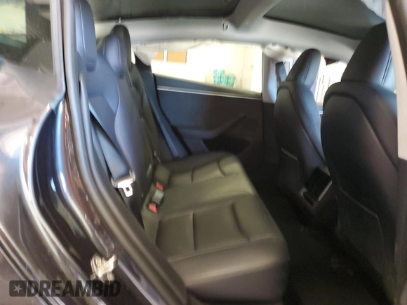 2024 Tesla Model 3 Long Range with VIN 5YJ3E1EBXRF818977, listed as a Copart auction lot 47303885 with 14,189 mi miles and Salvage Title. Bid and sale history available at DreamBid. Image 10.