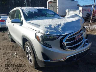 2021 GMC Terrain SLT with VIN 3GKALVEV9ML371572, listed as a IAAI auction lot 41173091 with 59,250 mi miles and . Bid and sale history available at carsss.com. Image 1.
