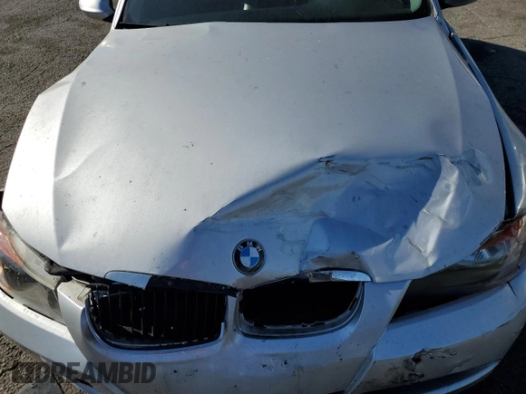 2007 BMW 3 Series 328i with VIN WBAVS13597FV95030, listed as a Copart auction lot 87953205 with 0 mi miles and Salvage Title. Bid and sale history available at carsss.com. Image 11.