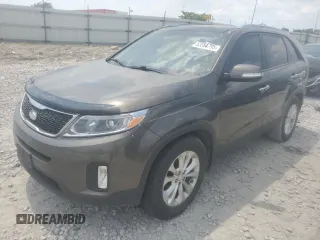 2014 Kia Sorento EX with VIN 5XYKU4A70EG429530, listed as a Copart auction lot 63534795 with 114,959 mi miles and Clean title. Bid and sale history available at DreamBid. Image 1.
