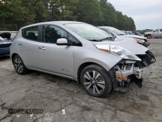 2015 Nissan LEAF SV with VIN 1N4AZ0CP3FC318436, listed as a Copart auction lot 70855893 with 65,101 mi miles. Bid and sale history available at carsss.com. Image 4.
