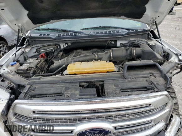 2017 Ford F-150 XL with VIN 1FTFW1EG7HFC64393, listed as a Copart auction lot 51105275 with 96,816 mi miles and Salvage Title. Bid and sale history available at carsss.com. Image 12.