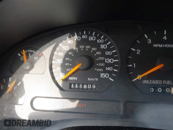 1998 Ford Mustang GT with VIN 1FAFP45X6WF241169, listed as a IAAI auction lot 42771285 with 111,809 mi miles and . Bid and sale history available at DreamBid. Image 7.