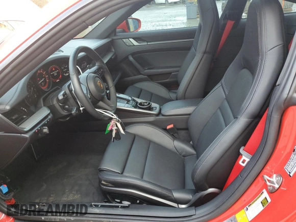 2024 Porsche 911 Carrera S with VIN WP0AB2A96RS219361, listed as a Copart auction lot 87892865 with 3,412 mi miles and Salvage Title. Bid and sale history available at carsss.com. Image 7.