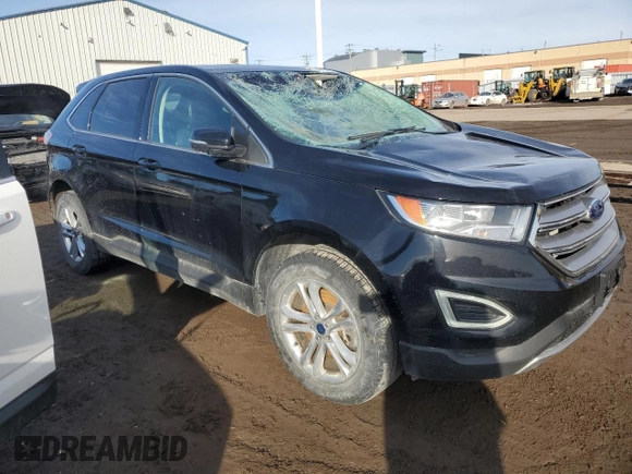 2018 Ford Edge SEL with VIN 2FMPK4J80JBB68656, listed as a Copart auction lot 48152725 with 36,276 mi miles and Salvage Title. Bid and sale history available at carsss.com. Image 4.
