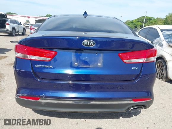 2018 Kia Optima EX with VIN 5XXGU4L32JG261985, listed as a IAAI auction lot 42083868 with 33,264 mi miles and . Bid and sale history available at carsss.com. Image 16.