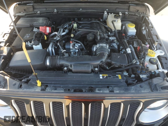 2022 Jeep Wrangler Unlimited Sahara with VIN 1C4HJXEG9NW191002, listed as a Copart auction lot 42486595 with 21,301 mi miles and Salvage title. Bid and sale history available at DreamBid. Image 11.