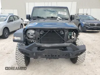 2020 Jeep Wrangler Unlimited Willys with VIN 1C4HJXDG7LW234492, listed as a Copart auction lot 85474054 with 90,897 mi miles and Non repairable. Bid and sale history available at DreamBid. Image 5.