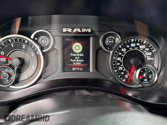 2020 Ram 2500 Tradesman with VIN 3C6UR5CL1LG308828, listed as a Copart auction lot 64524495 with 86,719 mi miles and Salvage title. Bid and sale history available at DreamBid. Image 8.