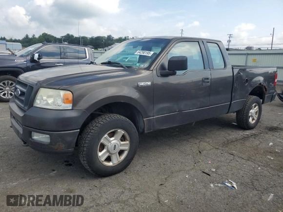 2005 Ford F-150 STX with VIN 1FTRX14W25FA62950, listed as a Copart auction lot 64290195 with 290,608 mi miles and Clean title. Bid and sale history available at DreamBid. Image 1.