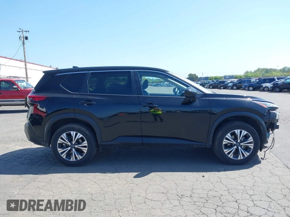 2023 Nissan Rogue SV with VIN JN8BT3BB2PW481493, listed as a IAAI auction lot 42054954 with 52,492 mi miles. Bid and sale history available at carsss.com. Image 14.