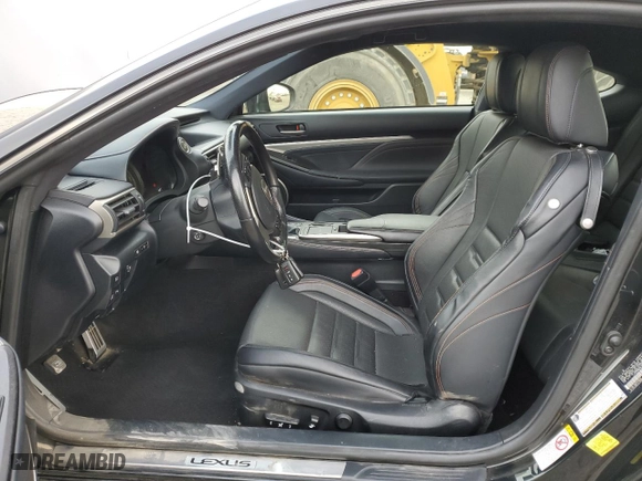 2018 Lexus RC with VIN JTHHZ5BC3J5018539, listed as a Copart auction lot 73040014 with 56,680 mi miles and Salvage Title. Bid and sale history available at carsss.com. Image 7.