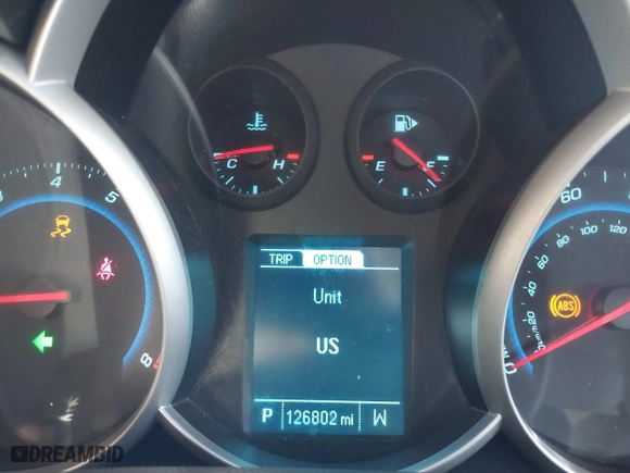 2014 Chevrolet Cruze LS with VIN 1G1PA5SH5E7174424, listed as a IAAI auction lot 41696133 with 126,802 mi miles. Bid and sale history available at carsss.com. Image 7.