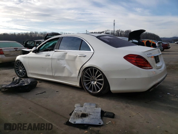 2016 Mercedes-Benz S 550 with VIN WDDUG8CB8GA264697, listed as a Copart auction lot 87267274 with Not Provided miles and Salvage Title. Bid and sale history available at carsss.com. Image 2.