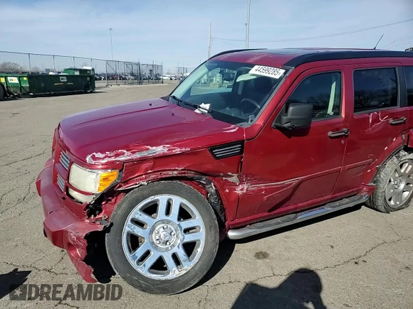 2008 Dodge Nitro R/T with VIN 1D8GU58658W102624, listed as a Copart auction lot 44599285 with 116,920 mi miles and Salvage Title. Bid and sale history available at DreamBid. Image 12.
