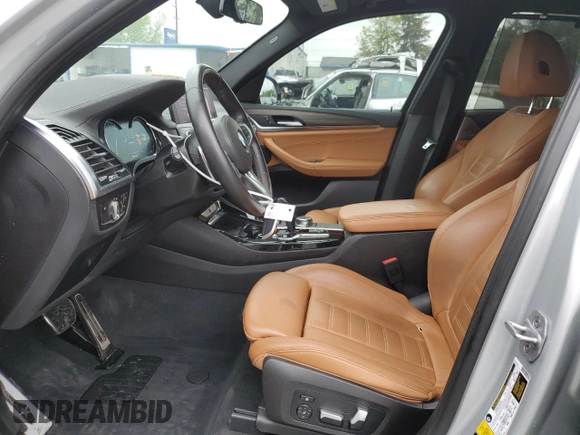 2019 BMW X3 M40i with VIN 5UXTS3C55K0Z07974, listed as a Copart auction lot 52582205 with 71,739 mi miles and Salvage Title. Bid and sale history available at DreamBid. Image 7.