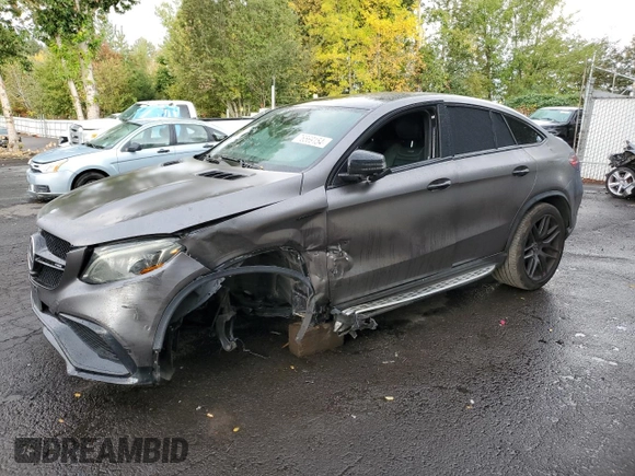 2016 Mercedes-Benz GLE 63 S AMG with VIN 4JGED7FB2GA011786, listed as a Copart auction lot 76569154 with 71,920 mi miles and Salvage title. Bid and sale history available at DreamBid. Image 1.