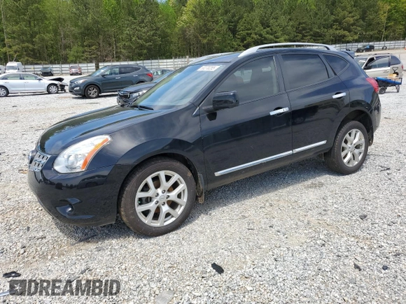 2013 Nissan Rogue S with VIN JN8AS5MT9DW505171, listed as a Copart auction lot 53270255 with 118,786 mi miles and Salvage Title. Bid and sale history available at carsss.com. Image 1.