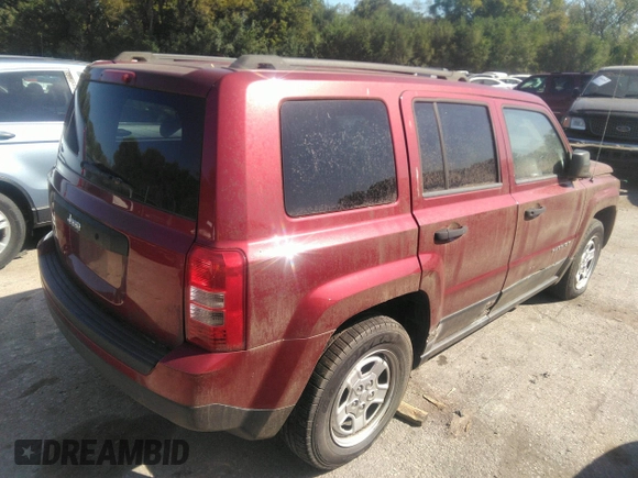 2014 Jeep Patriot Sport с VIN 1C4NJPBB3ED726624, выставлен на аукционе IAAI как лот 34549417 с пробегом 20 394 миль миль и . История ставок и продаж доступна на DreamBid. Изображение 4.