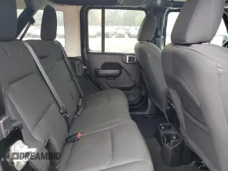 2020 Jeep Wrangler Unlimited Sport S with VIN 1C4HJXDG7LW170227, listed as a Copart auction lot 54739265 with 54,016 mi miles and Salvage title. Bid and sale history available at DreamBid. Image 11.