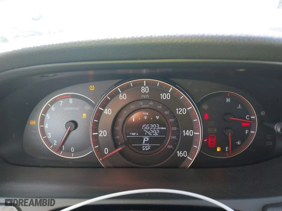 2017 Honda Accord Sedan Sport SE with VIN 1HGCR2F1XHA159579, listed as a IAAI auction lot 41667239 with 156,393 mi miles. Bid and sale history available at carsss.com. Image 7.