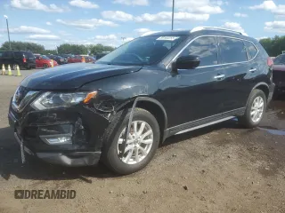 2017 Nissan Rogue S with VIN JN8AT2MVXHW017740, listed as a Copart auction lot 59183255 with 142,939 mi miles and Salvage title. Bid and sale history available at DreamBid. Image 1.