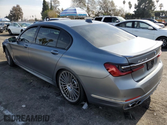 2022 BMW 7 Series with VIN WBA7U2C10NCJ03859, listed as a Copart auction lot 43547095 with 29,516 mi miles and Salvage title. Bid and sale history available at DreamBid. Image 2.